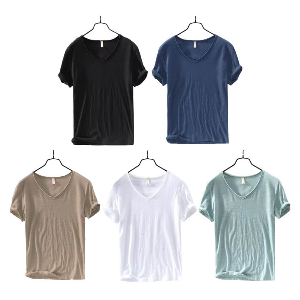 Vila Velha Men’s Slim Fit V-Neck T-Shirt