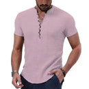 Maragogi Men’s Linen Blend Henley Shirt