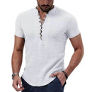 Maragogi Men’s Linen Blend Henley Shirt