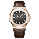 Lisbon Men’s Leather Strap Watch