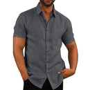 Ipanema Men’s Short-Sleeved Linen Blend Shirt