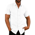 Ipanema Men’s Short-Sleeved Linen Blend Shirt