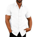 Ipanema Men’s Short-Sleeved Linen Blend Shirt