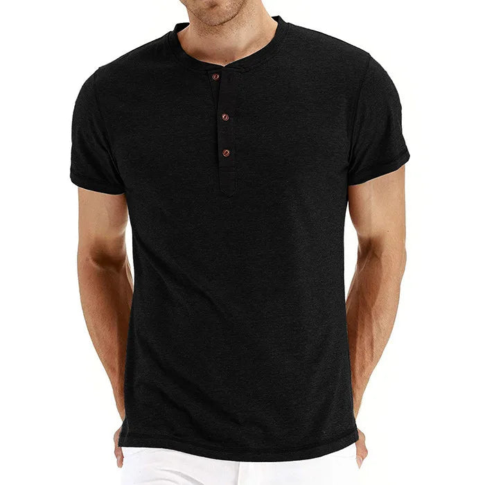 Ubatuba Men’s Henley Neck T-Shirt