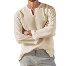 Trancoso Men’s Linen Blend V-Neck Shirt