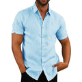 Ipanema Men’s Short-Sleeved Linen Blend Shirt