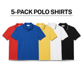5-PACK POLO SHIRTS - PAY 2 GET 5