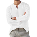 Trancoso Men’s Linen Blend V-Neck Shirt