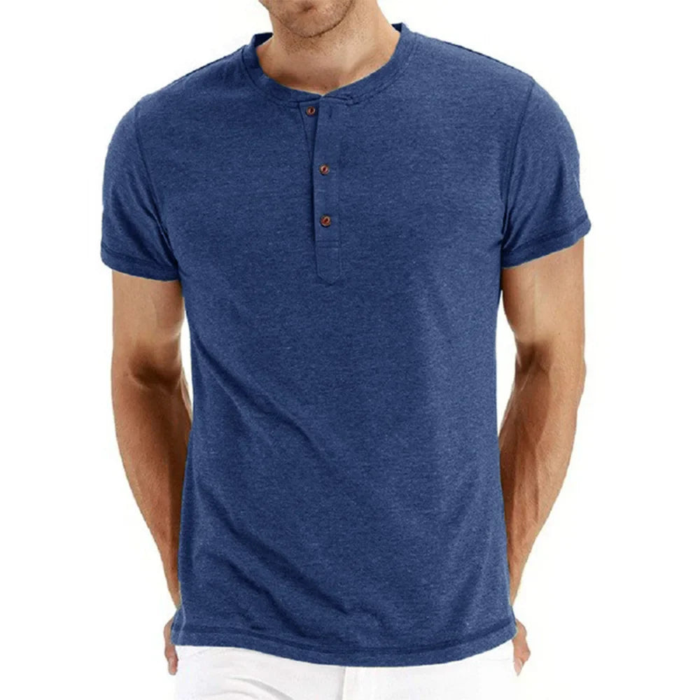 Ubatuba Men’s Henley Neck T-Shirt