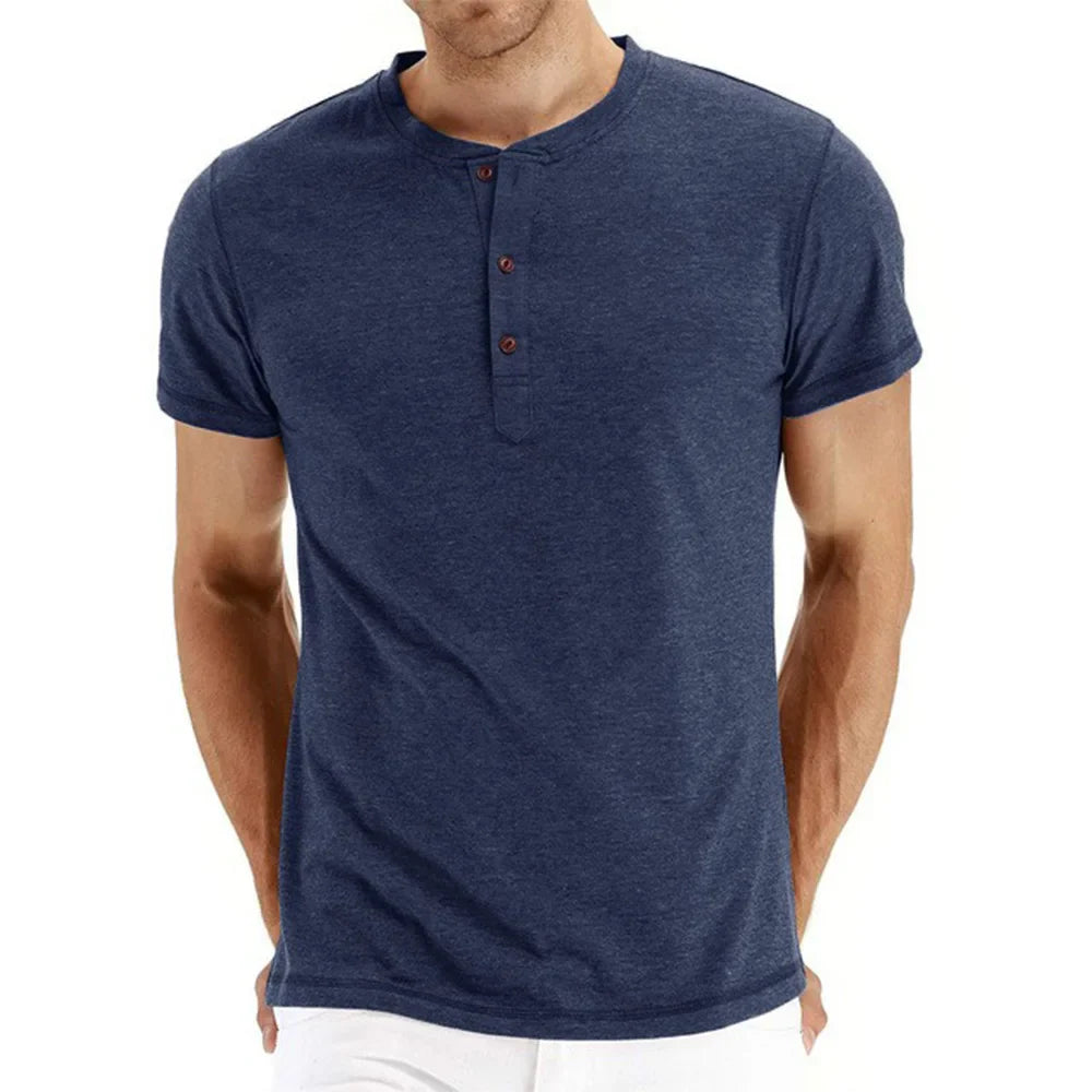 Ubatuba Men’s Henley Neck T-Shirt