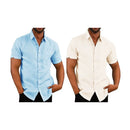 Ipanema Men’s Short-Sleeved Linen Blend Shirt