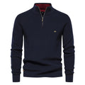 Rome Men’s Ribbed Knit Quarter-Zip Jumper
