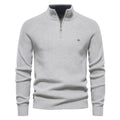 Rome Men’s Ribbed Knit Quarter-Zip Jumper