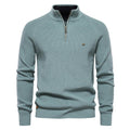 Rome Men’s Ribbed Knit Quarter-Zip Jumper