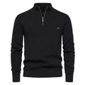 Rome Men’s Ribbed Knit Quarter-Zip Jumper