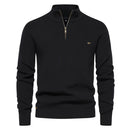 Rome Men’s Ribbed Knit Quarter-Zip Jumper