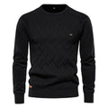 Parma Men’s Textured Diamond Knit Jumper