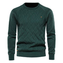 Parma Men’s Textured Diamond Knit Jumper